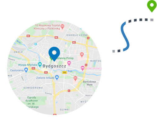Bydgoszcz - mapa