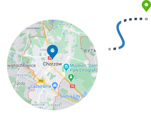 Chorzów - mapa
