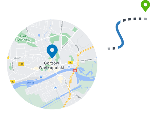 Gorzów Wielkopolski - mapa