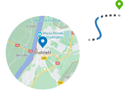 Grudziądz - mapa