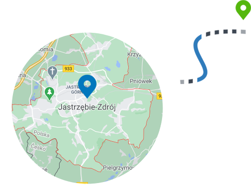 Jastrzębie-Zdrój - mapa