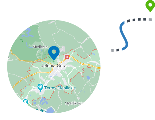 Jelenia Góra - mapa
