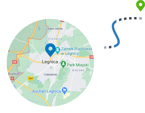 Legnica - mapa