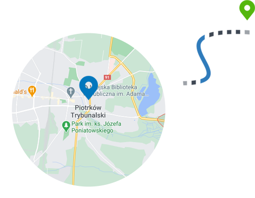 Piotrków Trybunalski - mapa