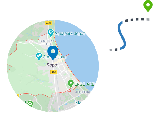 Sopot - mapa