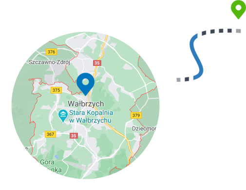 Wałbrzych - mapa