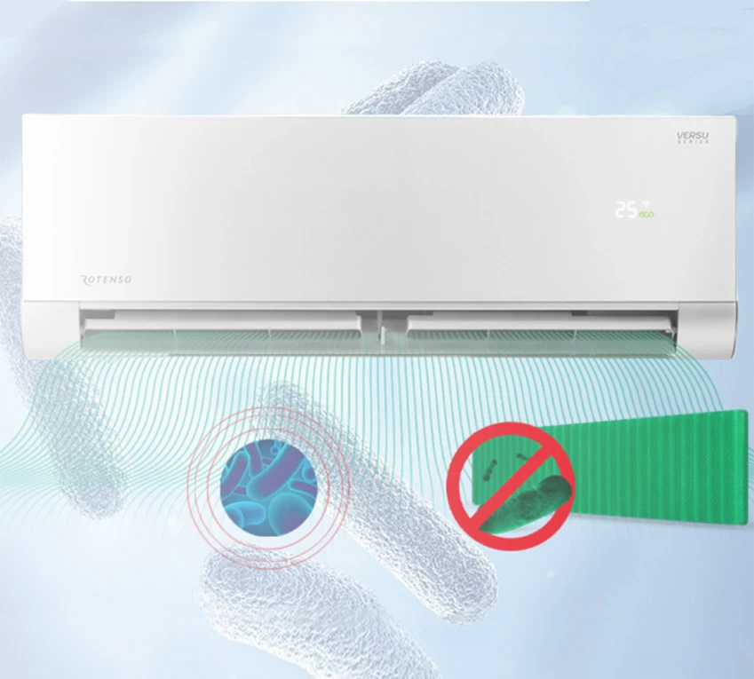 Filtry powietrza w Rotenso Versu Pure X