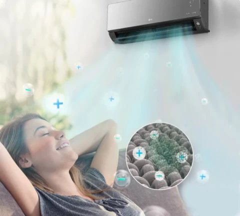 LG ARTCOOL AI AIR Mirror airco R32 2,5 kW Dual Inverter Set - Mr. Airco