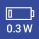 Tryb czuwania Standby 0,3 W