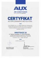 Certyfikat AUX