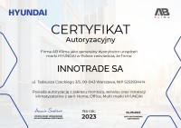 Certyfikat Hyundai