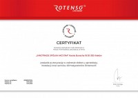 Certyfikat autoryzowanego instalatora ROTENSO
