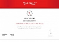 Certyfikat autoryzowanego instalatora ROTENSO