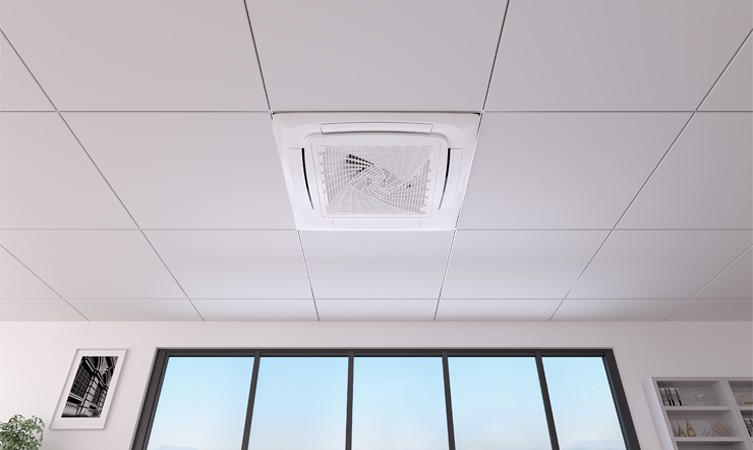 Klimatyzator Multisplit Haier na przykładzie jednostki kasetonowej