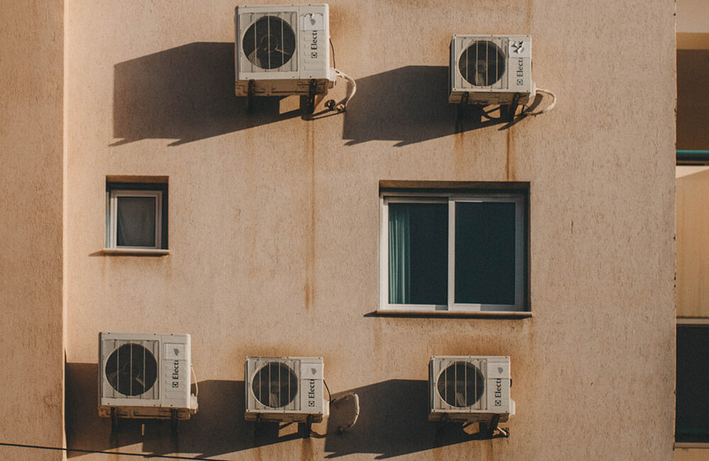 System wentylacji w bloku