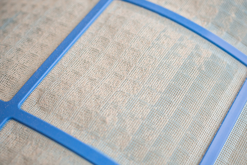 Filtr powietrza zatrzymujący zanieczyszczenia