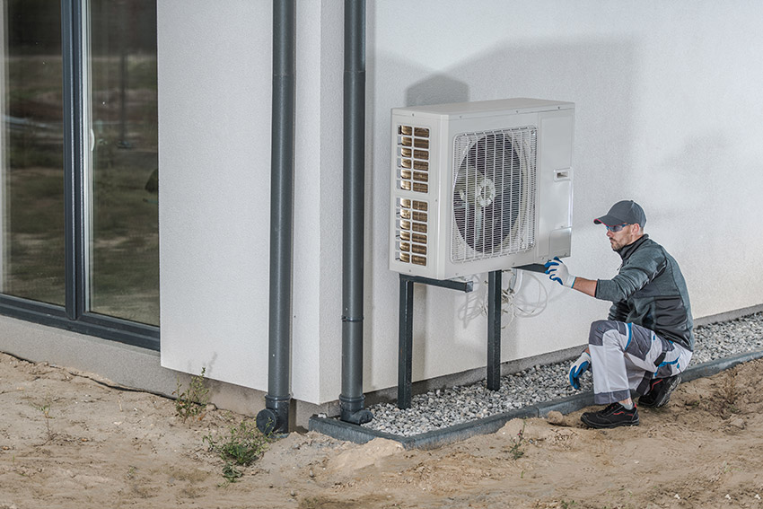 Instalacja chłodzenia w domu z pompą ciepła