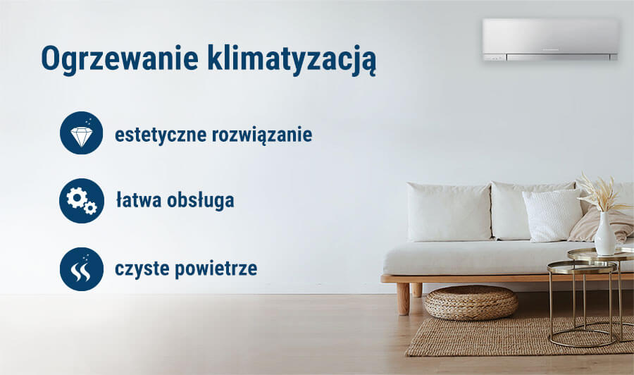 Zalety ogrzewania klimatyzacją