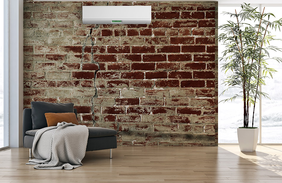 Klimatyzator dobrany kolorystycznie do wnetrza mieszkania w Katowicach