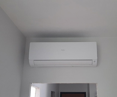 Jednostka wewnętrzna Haier zamontowana w Krakowie