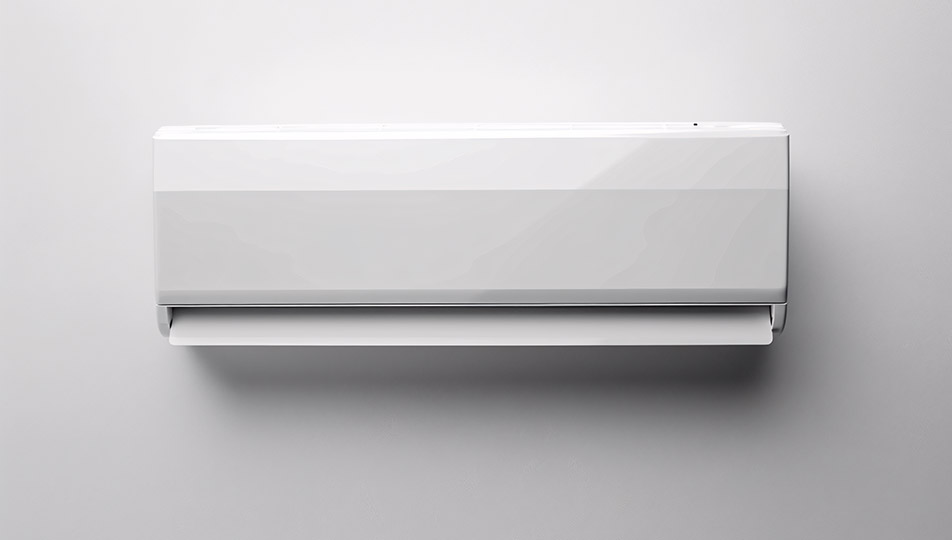 Klimatyzator zamontowany na ścianie