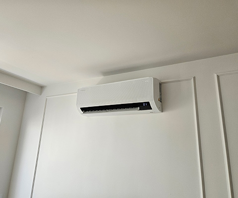 Samsung — klimatyzator ścienny z wyświetlaczem — mieszkanie, Warszawa