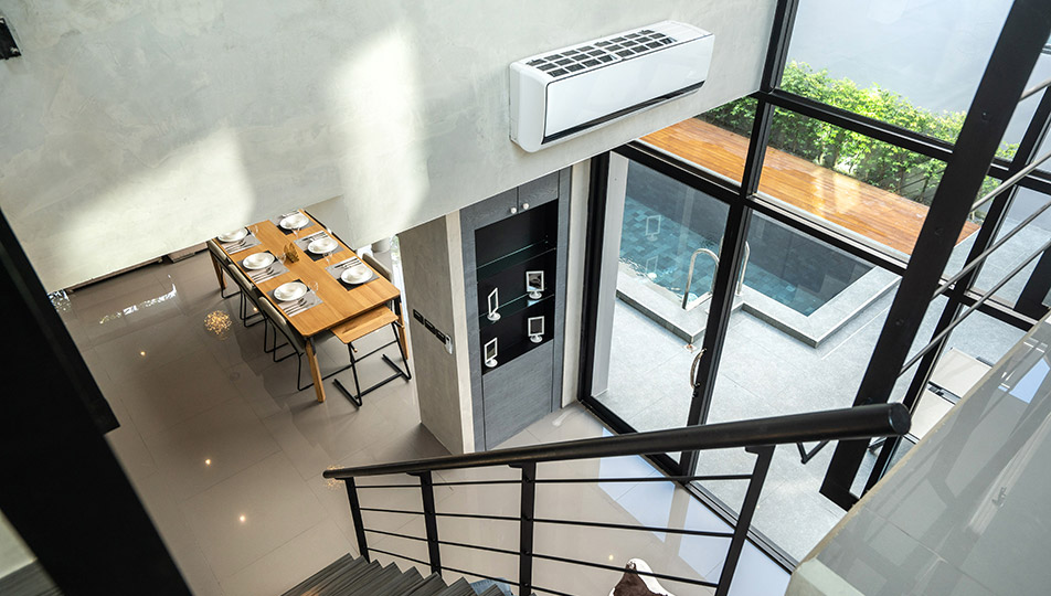 Klimatyzacja zamontowana we Wrocławskim domu jednorodzinnym