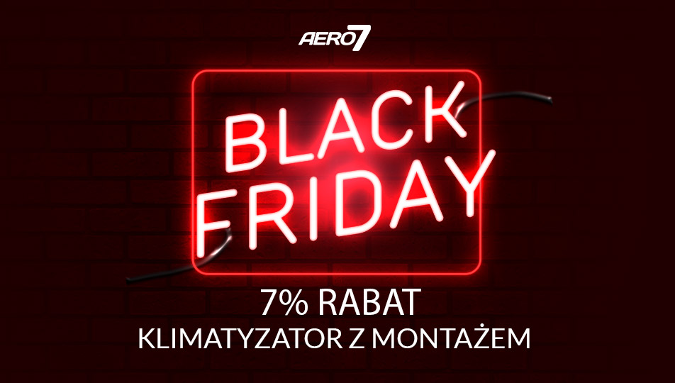 Klimatyzator na Black Friday 2025 z 7% rabatem