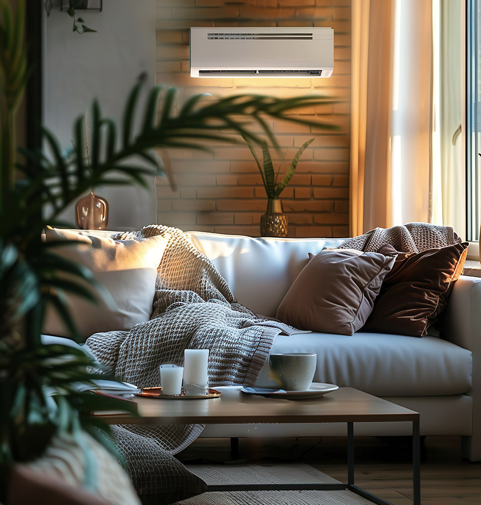 Rzeszów — Generała Grota Roweckiego, klimatyzator na ścianie po montażu