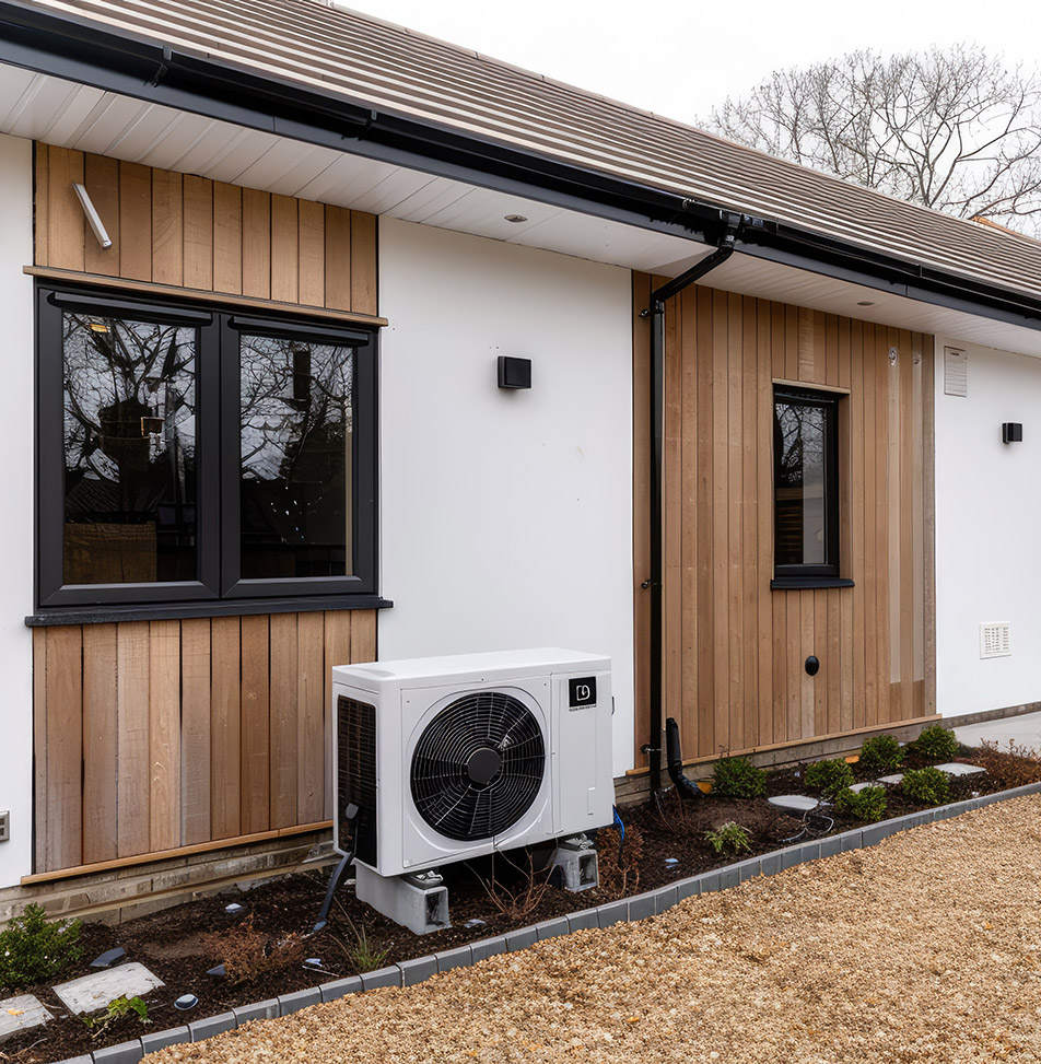 Rzeszów — Piastów, klimatyzator na ścianie po montażu