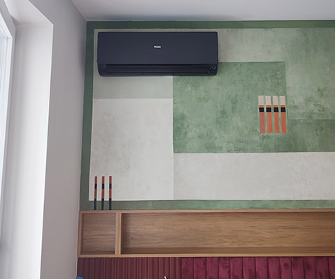 Jednostka wewnętrzna Haier zamontowana w Łomży