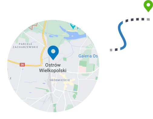 Ostrów Wielkopolski - mapa