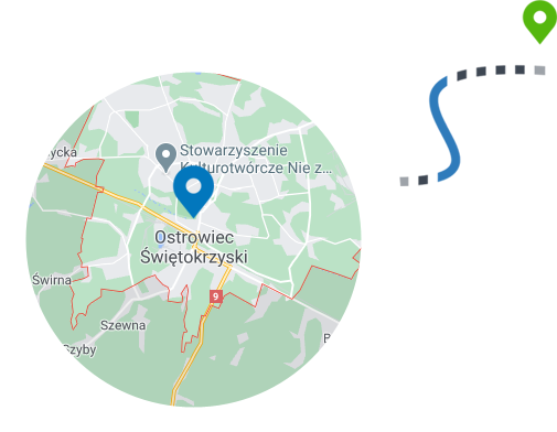 Ostrowiec Świętokrzyski - mapa