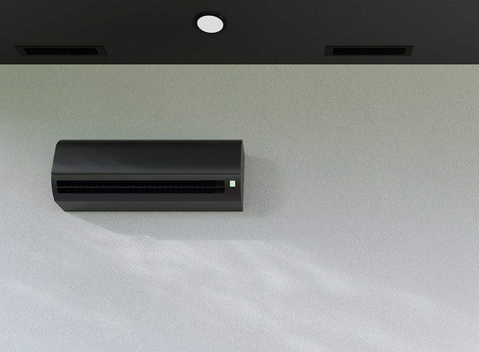 Klimatyzator zamontowany w kamienicy na Śródmieściu w Rzeszowie