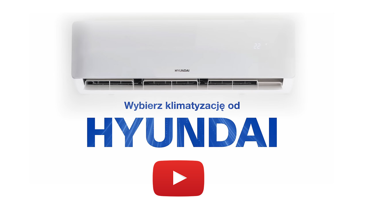 filmik prezentujący klimatyzatory ścienne Hyundai