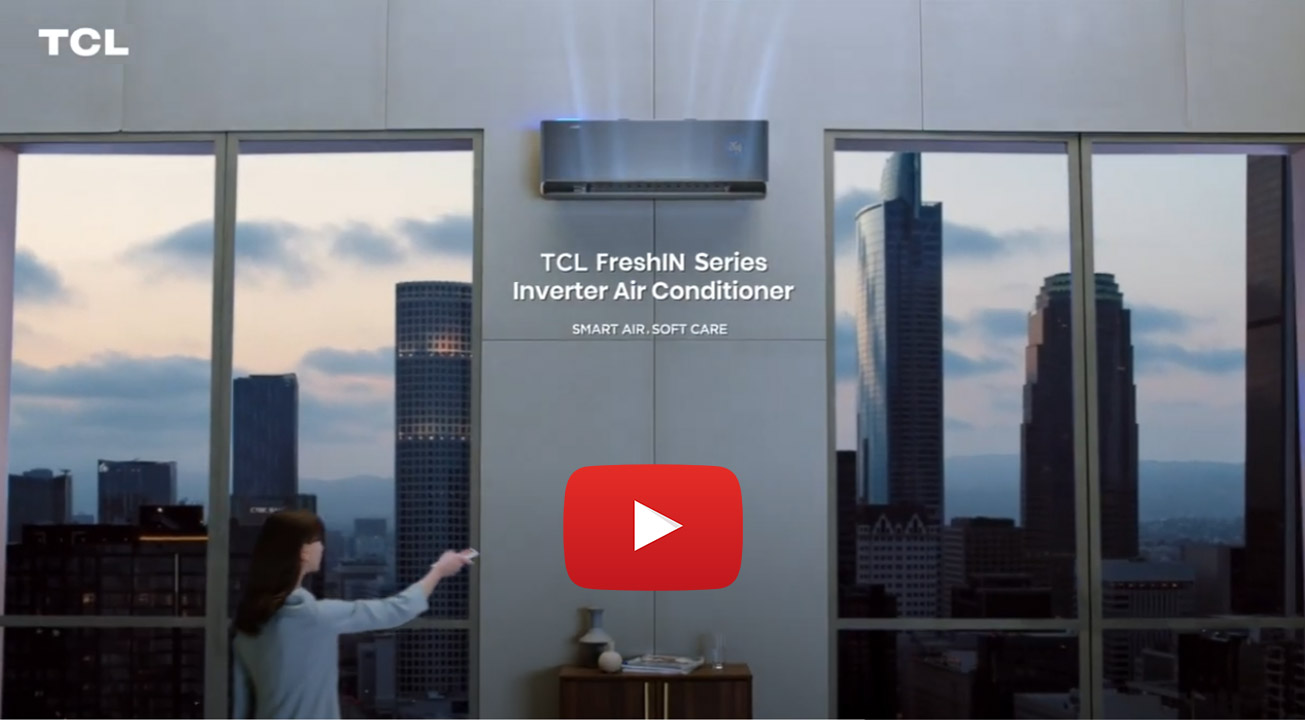 filmik prezentujący klimatyzator TCL