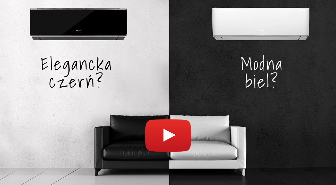 filmik prezentujący klimatyzator AUX