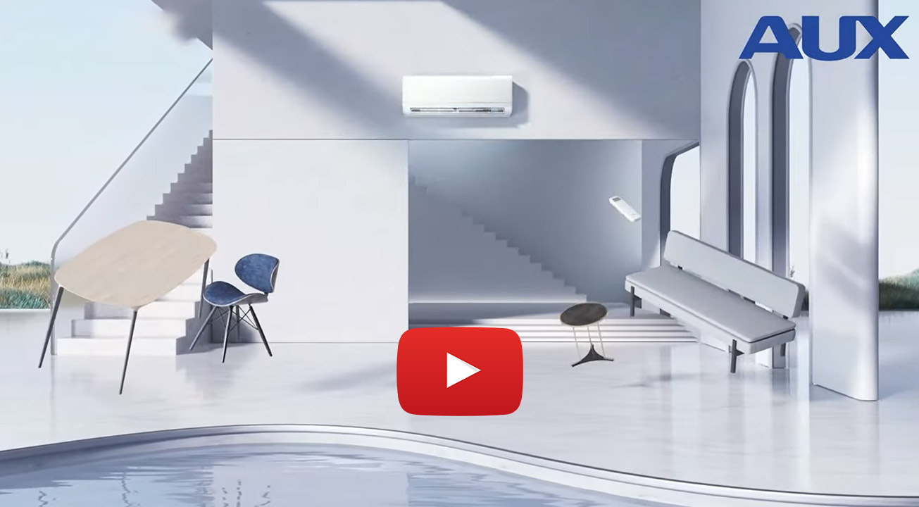 filmik prezentujący klimatyzator AUX