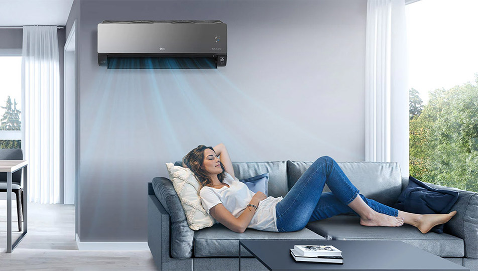 Klimatyzator LG po montażu