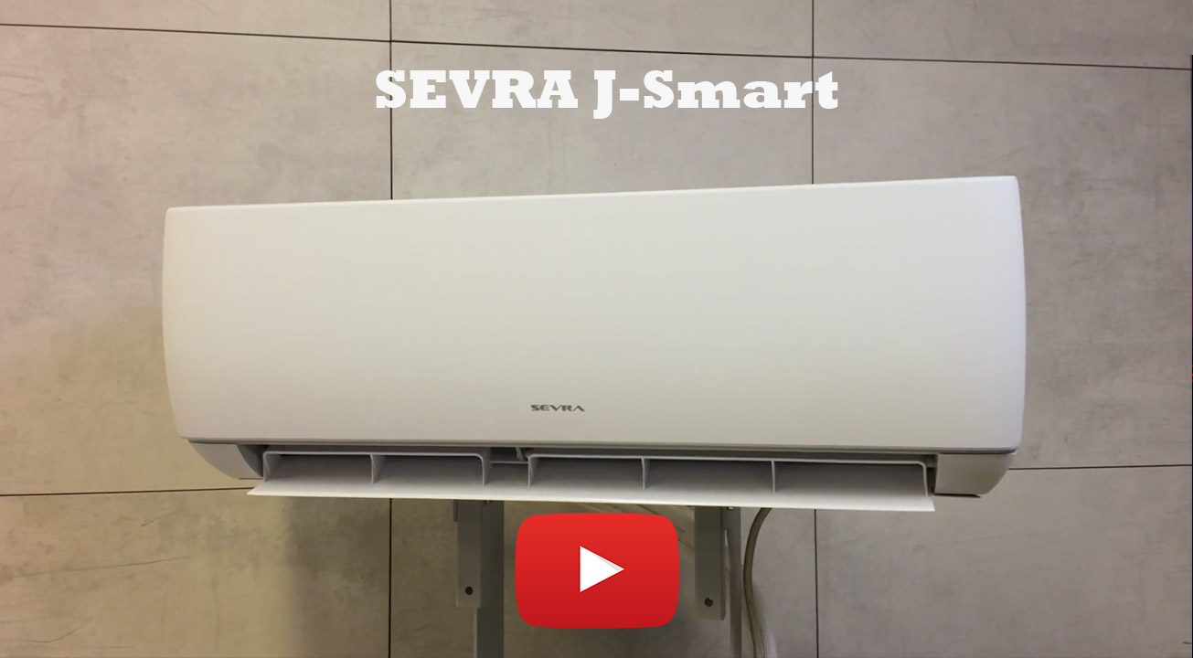 filmik prezentujący klimatyzator SEVRA J-Smart