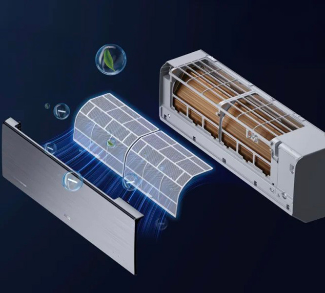 System oczyszczania powietrza w AUX CM-Smart Premium Voice
