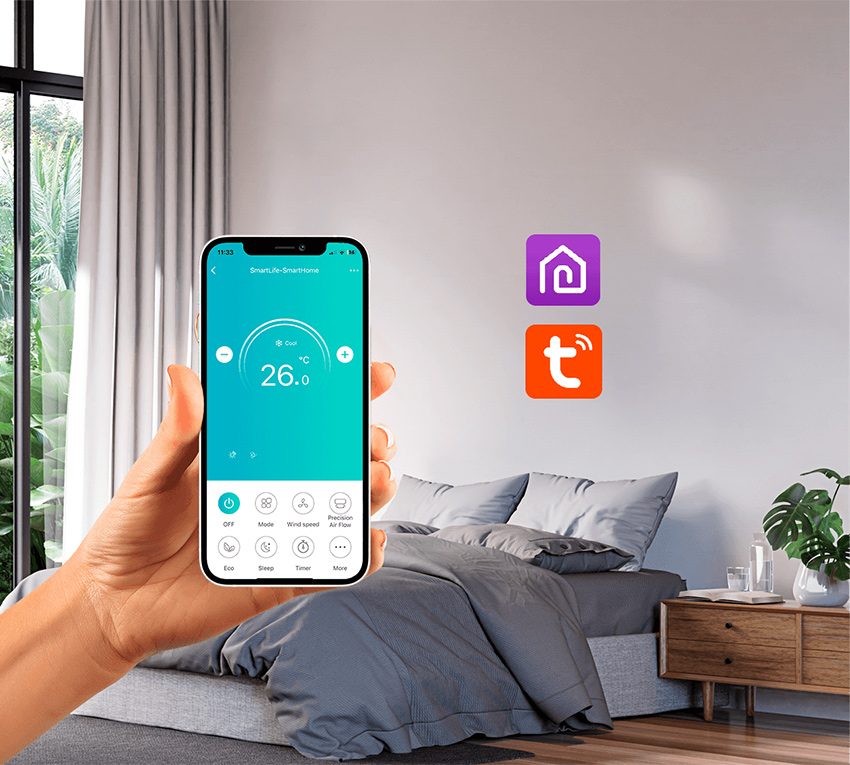 zdalna kontrola klimatyzatora Rotenso Luve