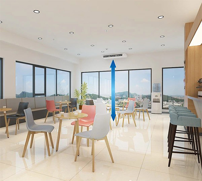 Montaż podsufitowy klimatyzacji Haier Convertible