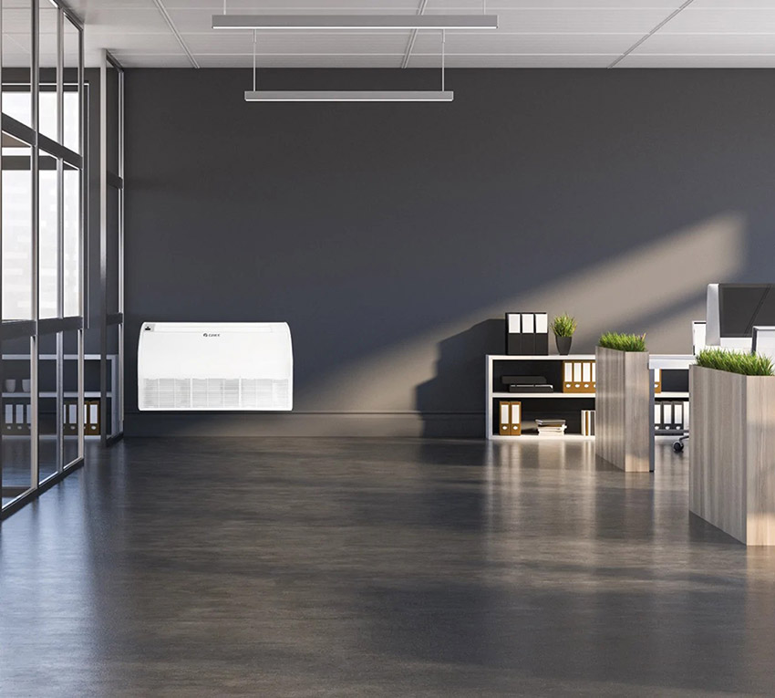 Montaż klimatyzatora Gree U-Match Plus przy podłodze i pod sufitem