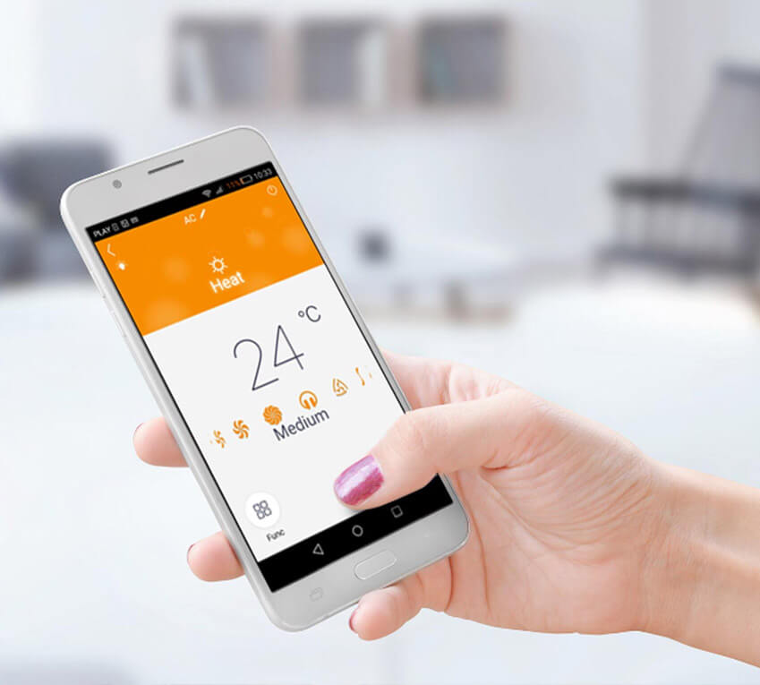 Sterowanie klimatyzatorem Gree U-Match Plus pilotem i WiFi