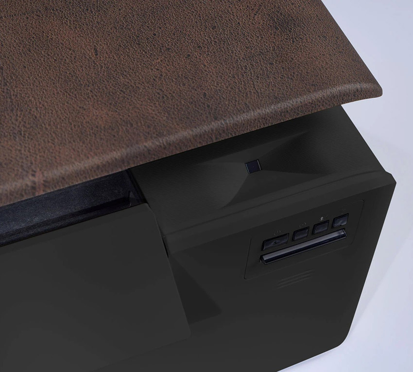Technologia Coanda w Daikin Stylish Dark Brown Leather zapewniająca równomierny komfort termiczny