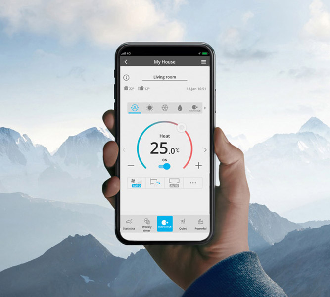 Aplikacja Panasonic Comfort Cloud
