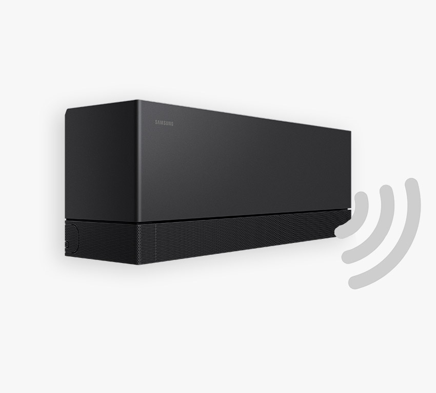 Czujnik radarowy w klimatyzatorze Samsung WindFree Première+ Soapstone Charcoal
