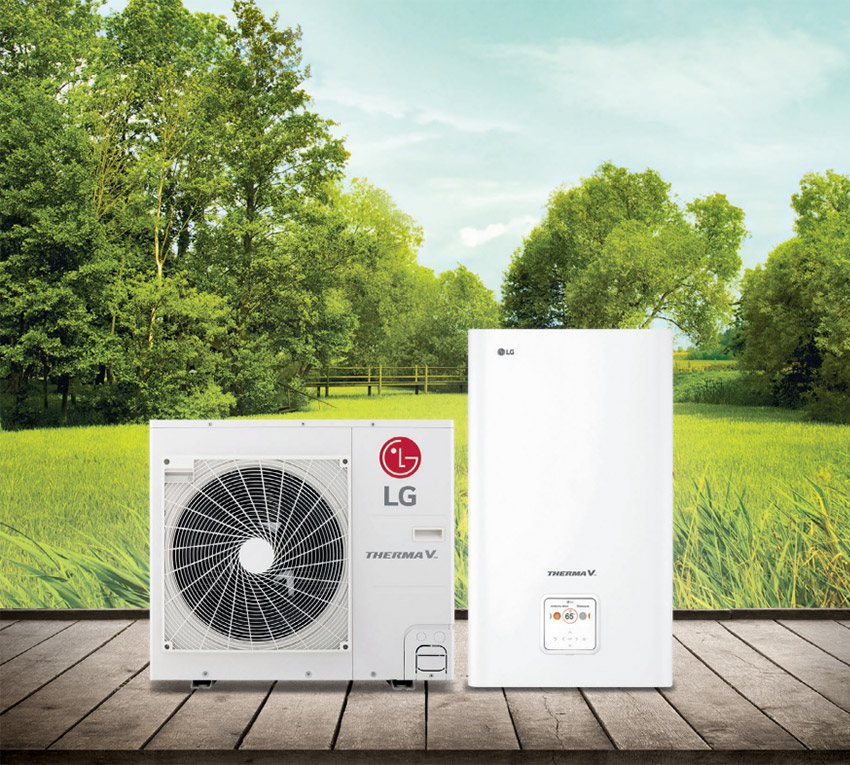 Jednostka wewnętrzna i zewnętrzna Hydro Box LG THERMA V Split R32