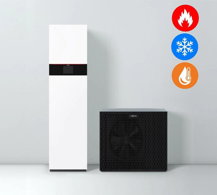 Pompa ciepła Viessmann Vitocal 222-S C10 ze zbiornikiem 220 l